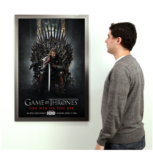 Premium Carbon Steel Picture Frame - Durable Poster Display for Home, Office & Gallery Decor - Wall Mount or Tabletop Use