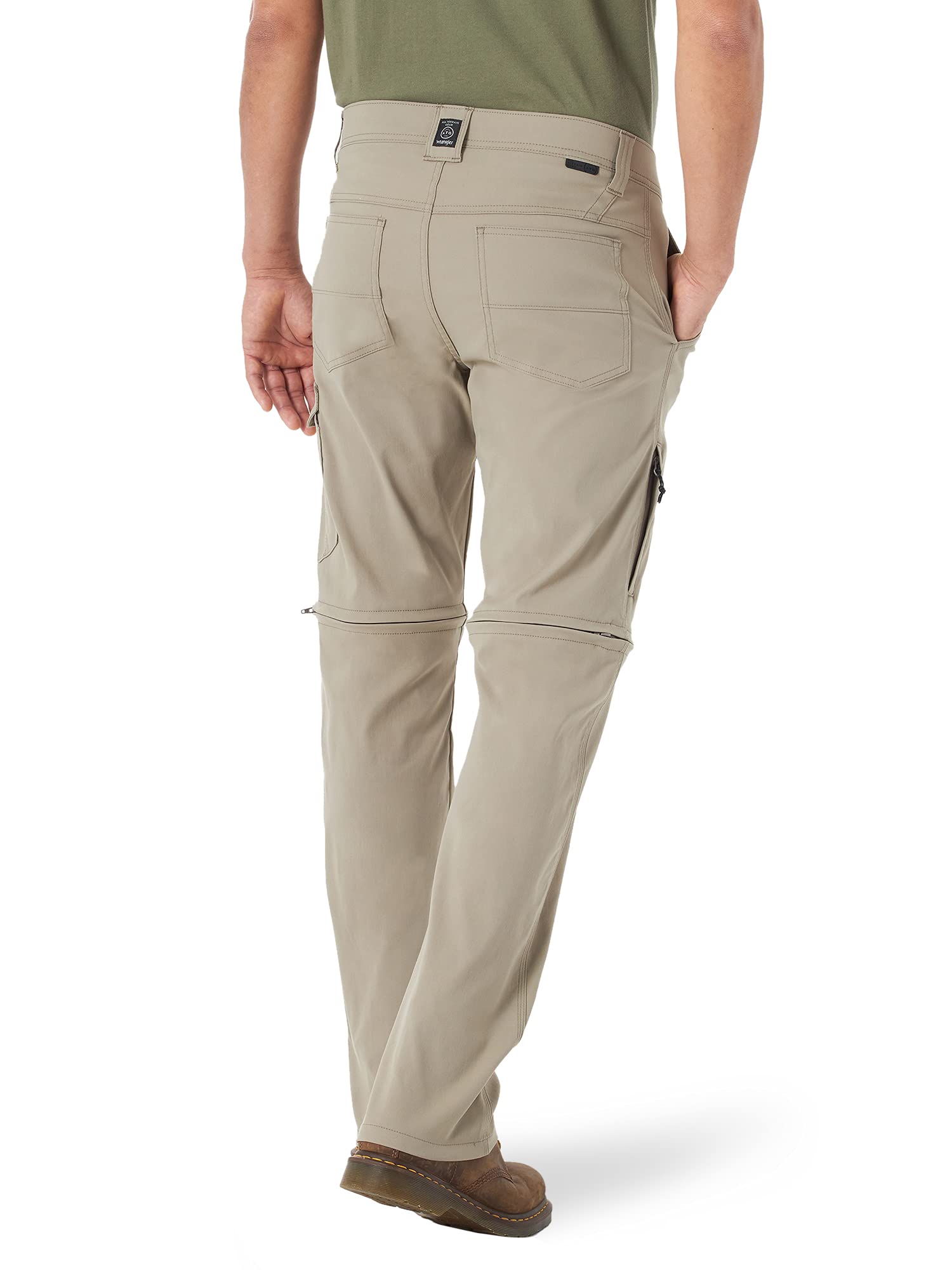 ATG by Wrangler Men's Zip-Off Convertible Cargo Pants - Quick-Dry Hiking & Outdoor Adventure Pants for Camping, Travel & Work