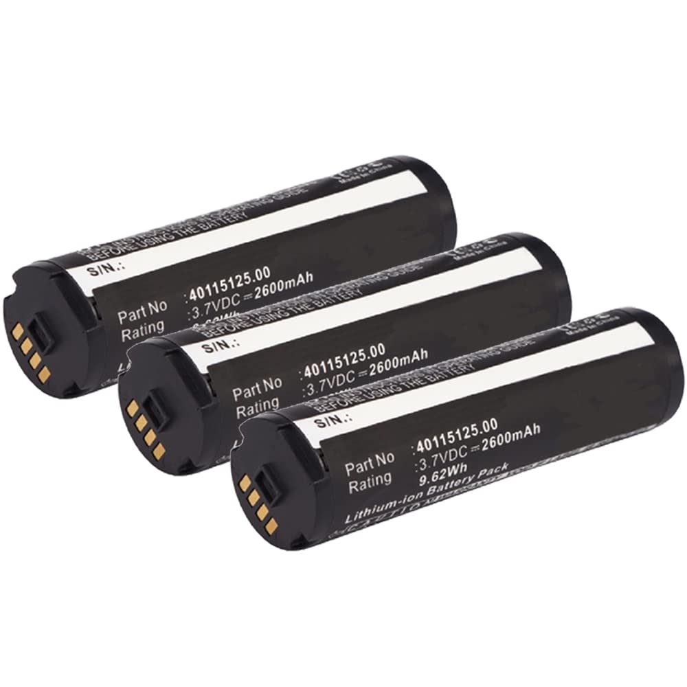 Synergy Digital Replacement Batteries for Novatel Wireless 65394 - 3-Pack High Capacity Li-Ion 3.7V 2600mAh Batteries (WR-MF5792) | Perfect for Extended Travel, Remote Work & Outdoor Adventures