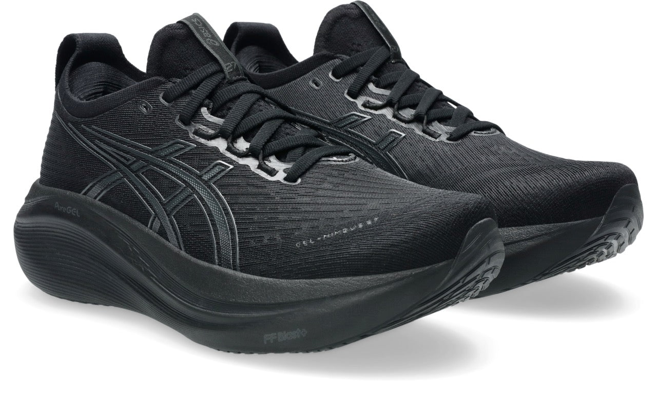 ASICS Women's Gel-Nimbus 27 Running Shoes - Black/Graphite Grey | Cushioned Support for Long Distance Running & Gym Workouts
