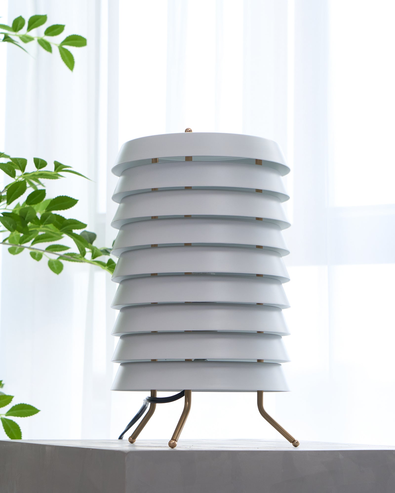 Baltic Tower Table Lamp - Modern LED Desk Light for Home Office, Bedroom & Living Room - Perfect for Reading, Working & Relaxing