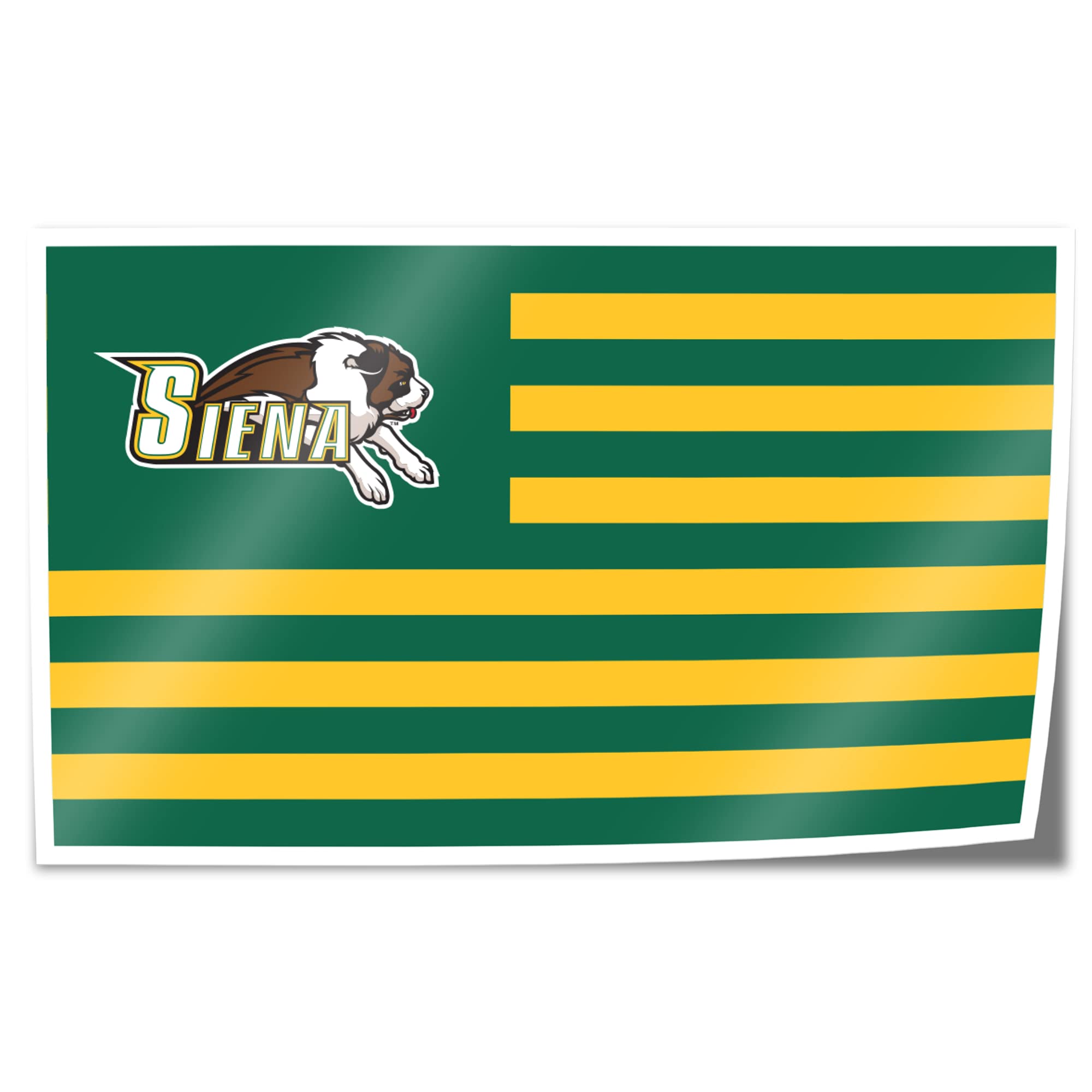 Siena College Saints Vinyl Decal Stickers - Laptop, Water Bottle, Car, Scrapbook Decor - Durable Nation Sticker for School Spirit & Fan Gifts - Perfect for Game Days, College Dorm, Office & DIY Projects