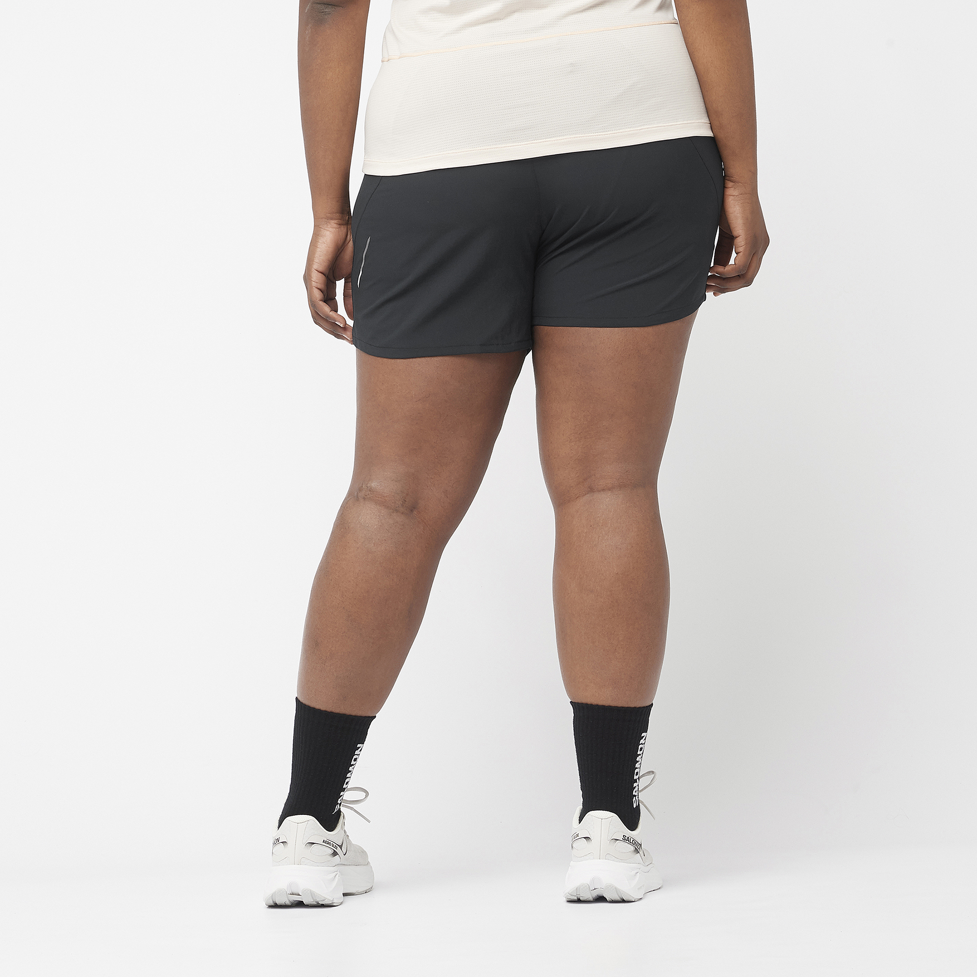 Women's Cross 5 Short Sleeve T-Shirt - Soft Cotton Casual Tee (Deep Black) | Perfect for Gym, Yoga, Running & Everyday Wear