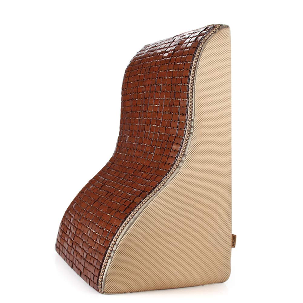 Memory Foam Bed Wedge Pillow for Acid Reflux Relief, Sleeping & Reading Support - 63x49x33cm Brown - Perfect for Back Pain, GERD, Snoring & Post-Surgery Recovery