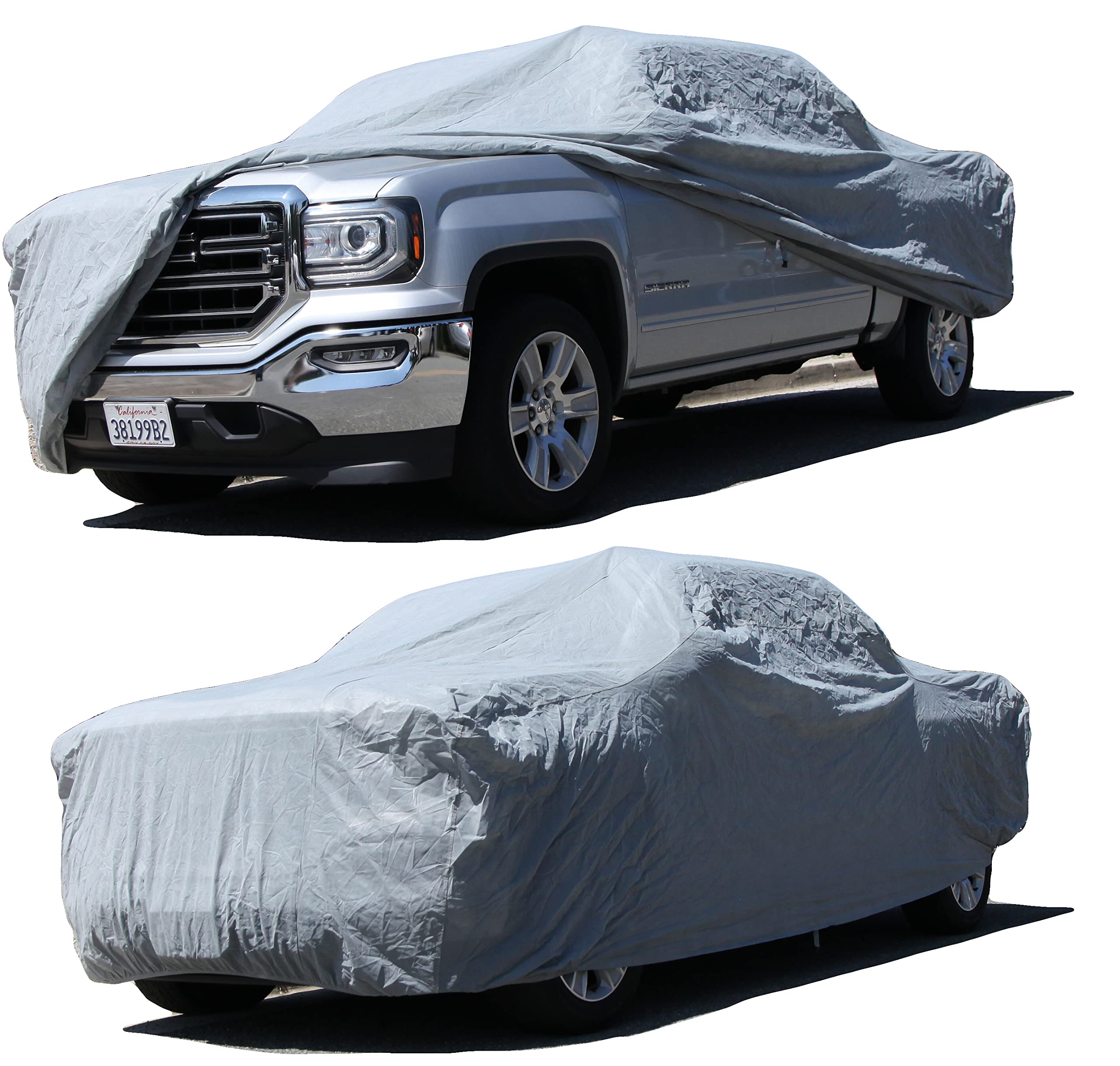 2018-2025 Chevy Colorado Crew Cab 5ft Box Truck Cover - XTREMECOVERPRO Platinum Series Grey Waterproof Car Cover | All-Weather Protection for Parking, Storage & Outdoor Use