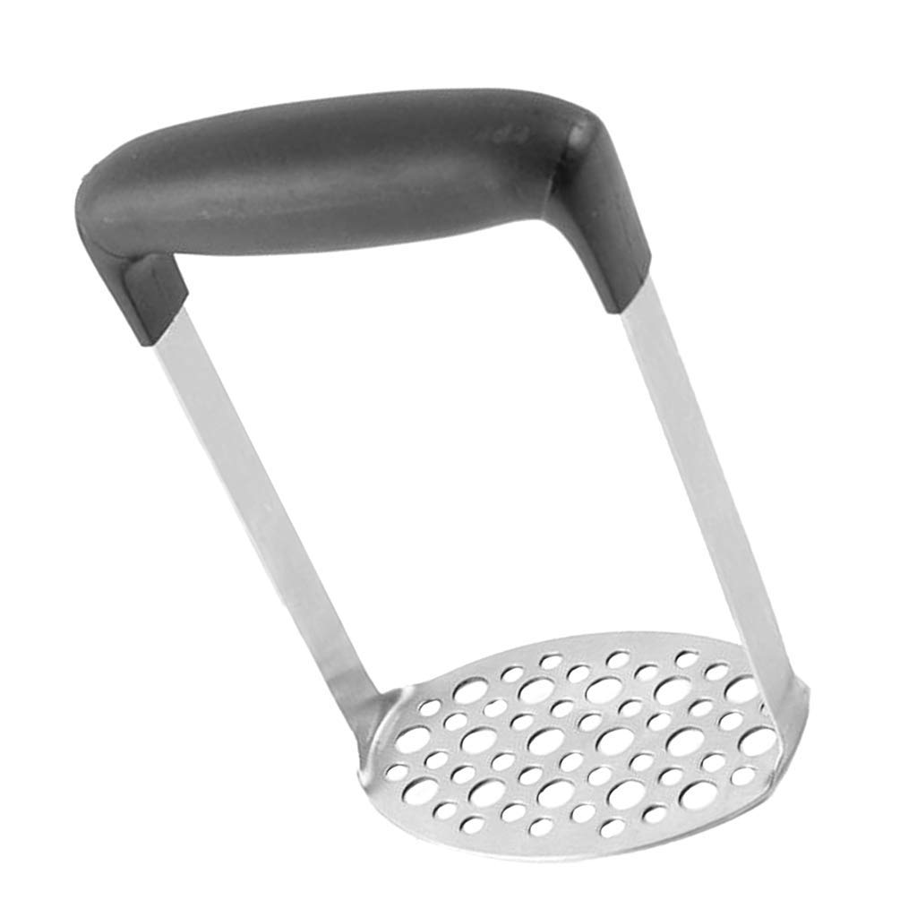 Stainless Steel Potato Masher & Press - Durable Kitchen Tool for Smooth Mashed Potatoes, Perfect for Home Cooking, Dining & Meal Prep