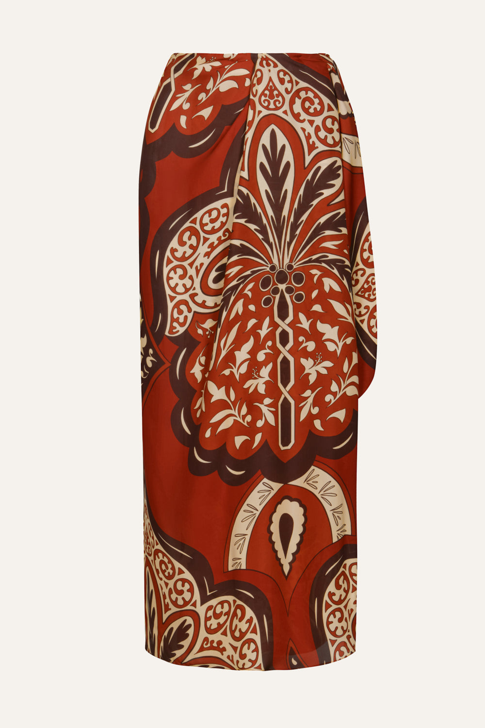 Palma Sevillana Wrap Skirt - Flowy Women's Summer Skirt with Side Slit | Perfect for Beach Vacations, Boho Outfits & Casual Wear