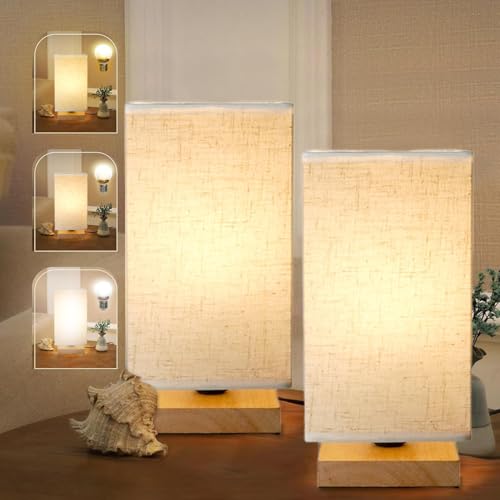 Square Lampshade & 3 Color Temperature