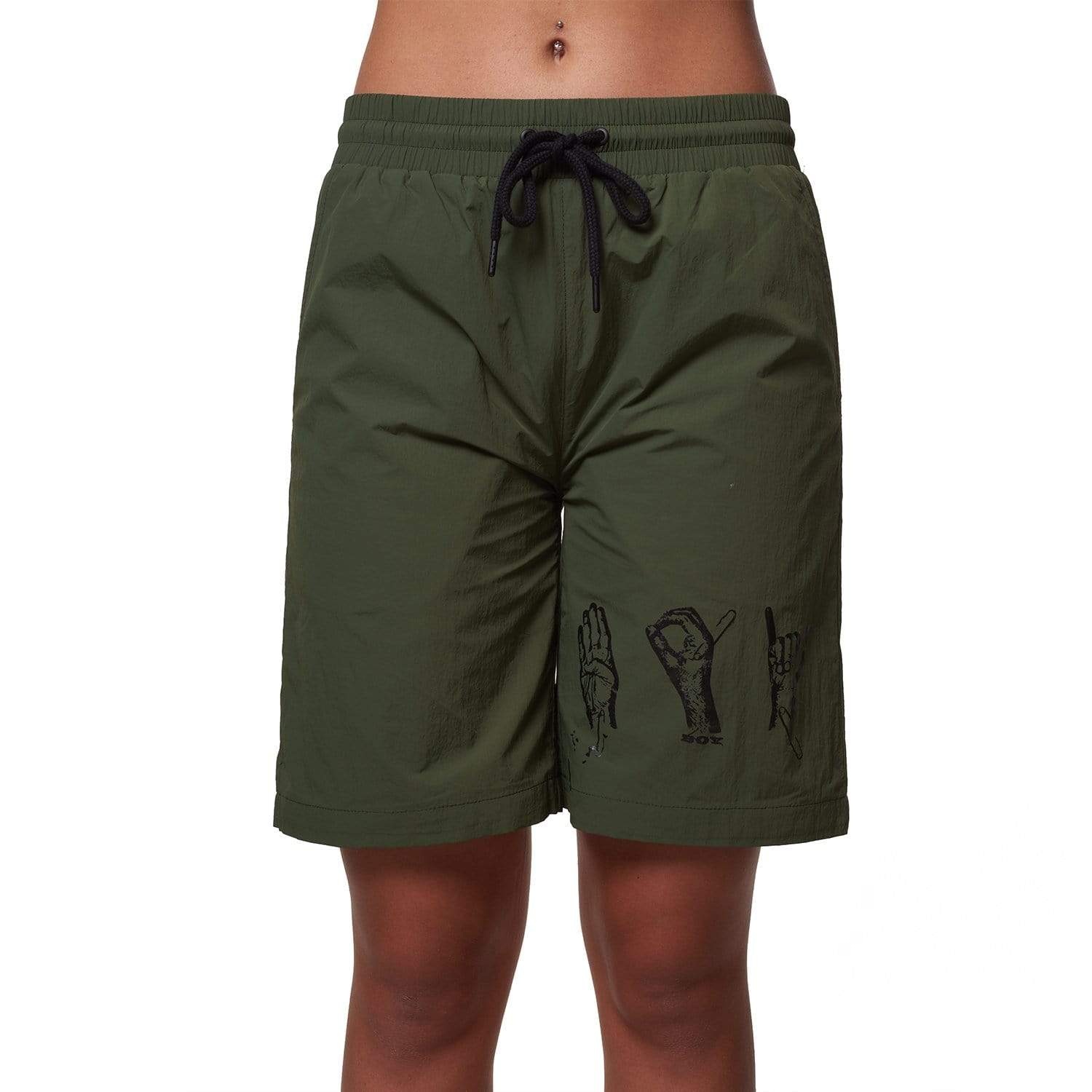 BOY SIGN NYLON SHORTS - Comfortable & Stylish Boys' Athletic Shorts for Running, Gym & Casual Wear