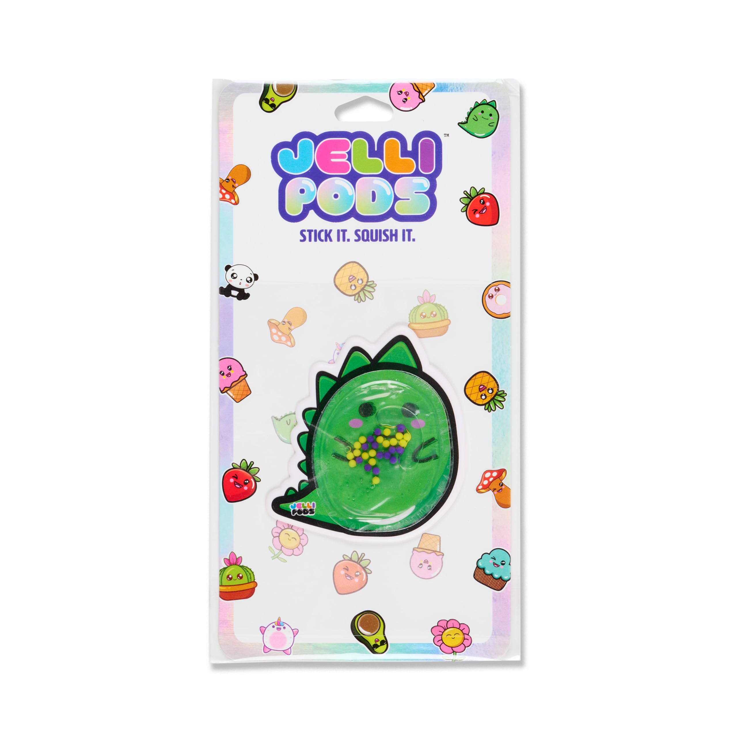 JelliPods Adorable Animals Reusable Sticker Bundle - Sensory Fidget Toys for Kids with 3 Puffy Stickers - Tactile Touch & Feel Activity for Classroom, Autism, ADHD & Stress Relief - Fun Learning & Playtime Essential