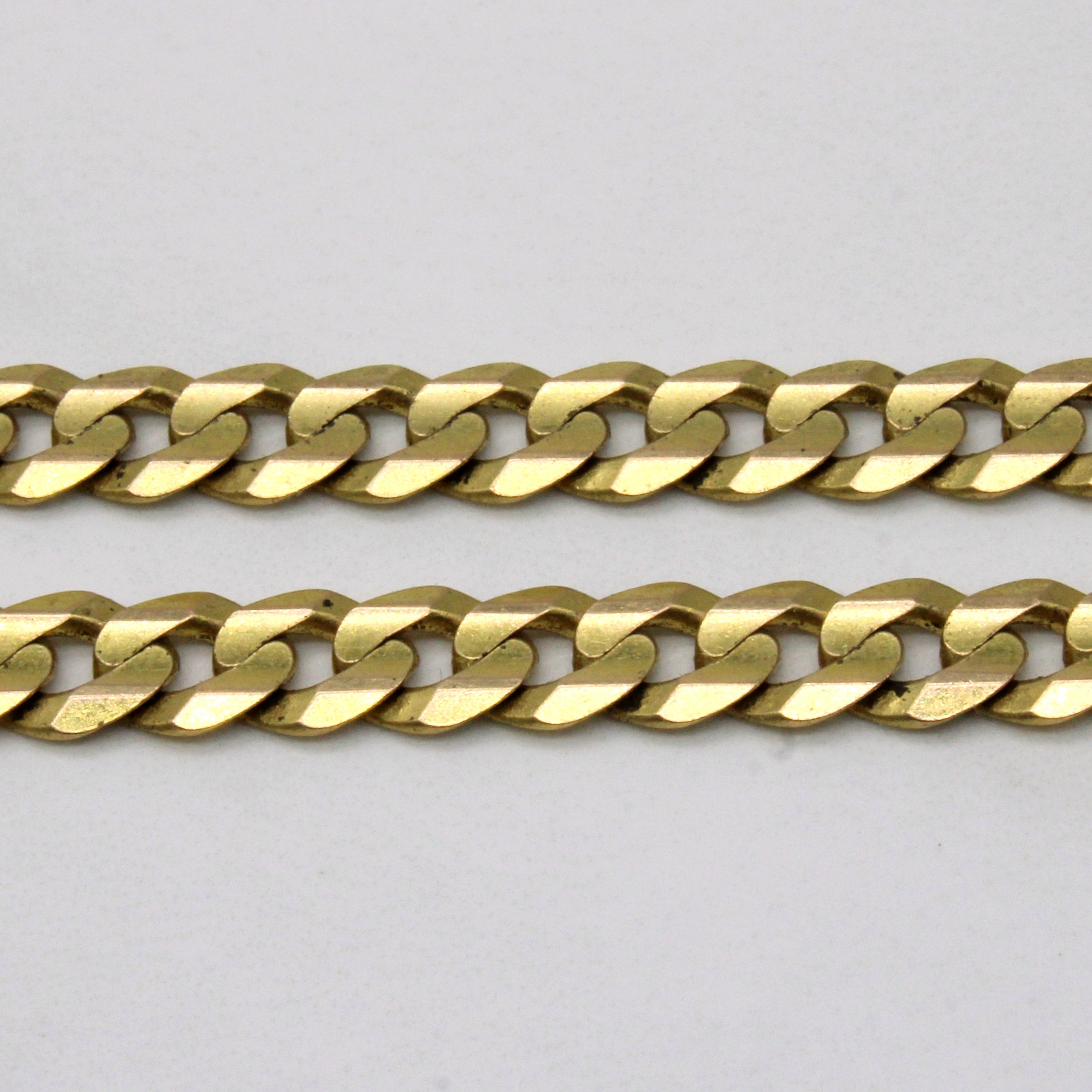 10K Yellow Gold Cuban Link Chain 22 Inches - Men's & Women's Classic Hip Hop Jewelry for Everyday Wear & Special Occasions
