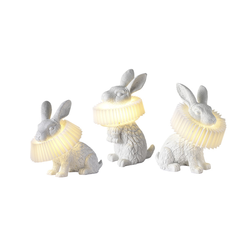 Rabbit X Table Lamp - Modern LED Night Light for Bedroom, Nursery, Kids Room - Soft Glow & Energy Efficient Lighting for Home Decor