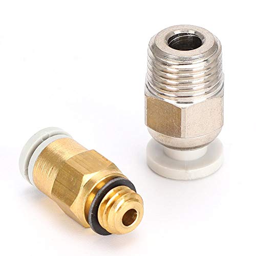 High-Quality Metal 3D Printer Parts - CR-10 Hotend Extruder Pneumatic Fitting & Connector for Creality V6 | Perfect for DIY 3D Printing & Repairs