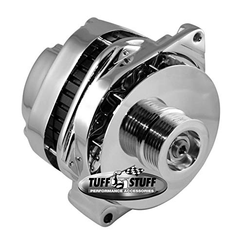 Tuff Stuff 8173NA 140 Amp Chrome Alternator for GM Vehicles 1995-1998 | High-Performance Replacement Part for Trucks, SUVs & Classic Cars