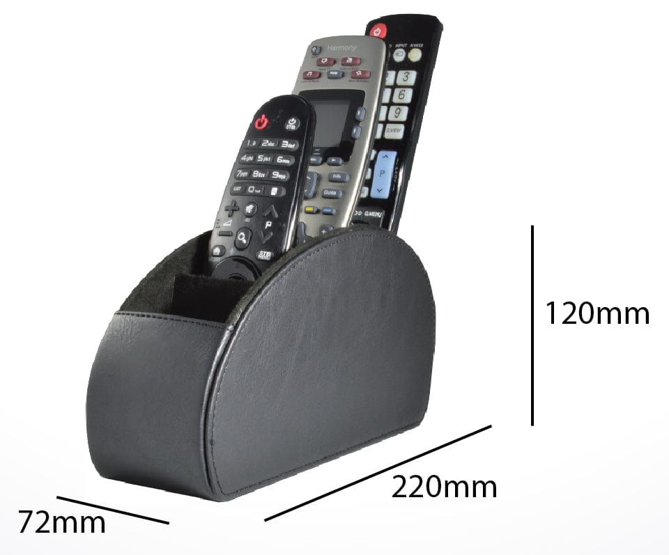 Universal Small Remote Holder - Compact & Durable Organizer for TV, DVD, AC Remotes - Perfect for Living Room, Bedroom, or Office