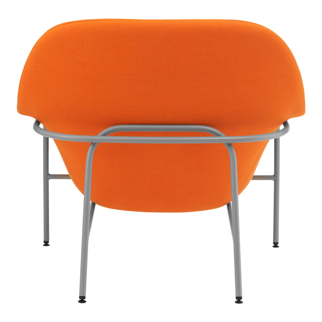 Modern Drape Low Lounge Chair with Sturdy Steel Legs - Perfect for Living Room, Bedroom, or Office Relaxation