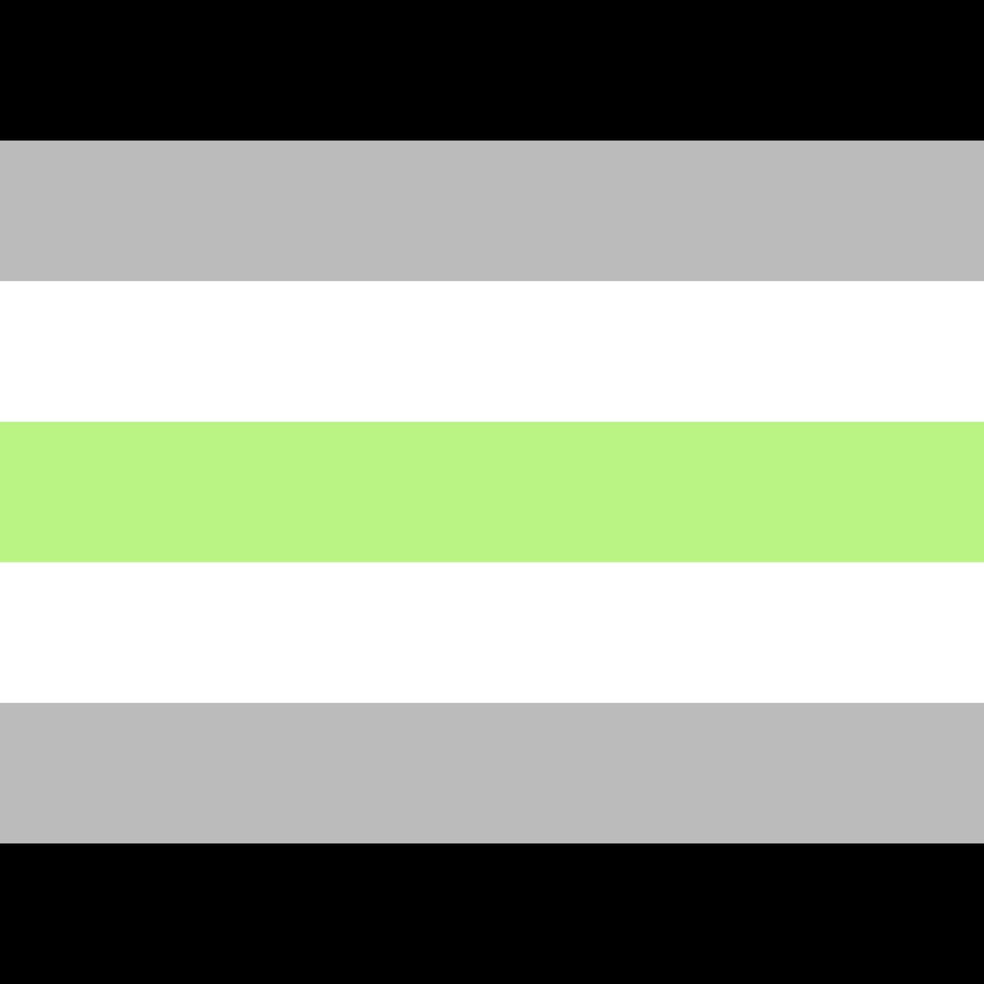 Agender Pride Flag Square Sticker 3