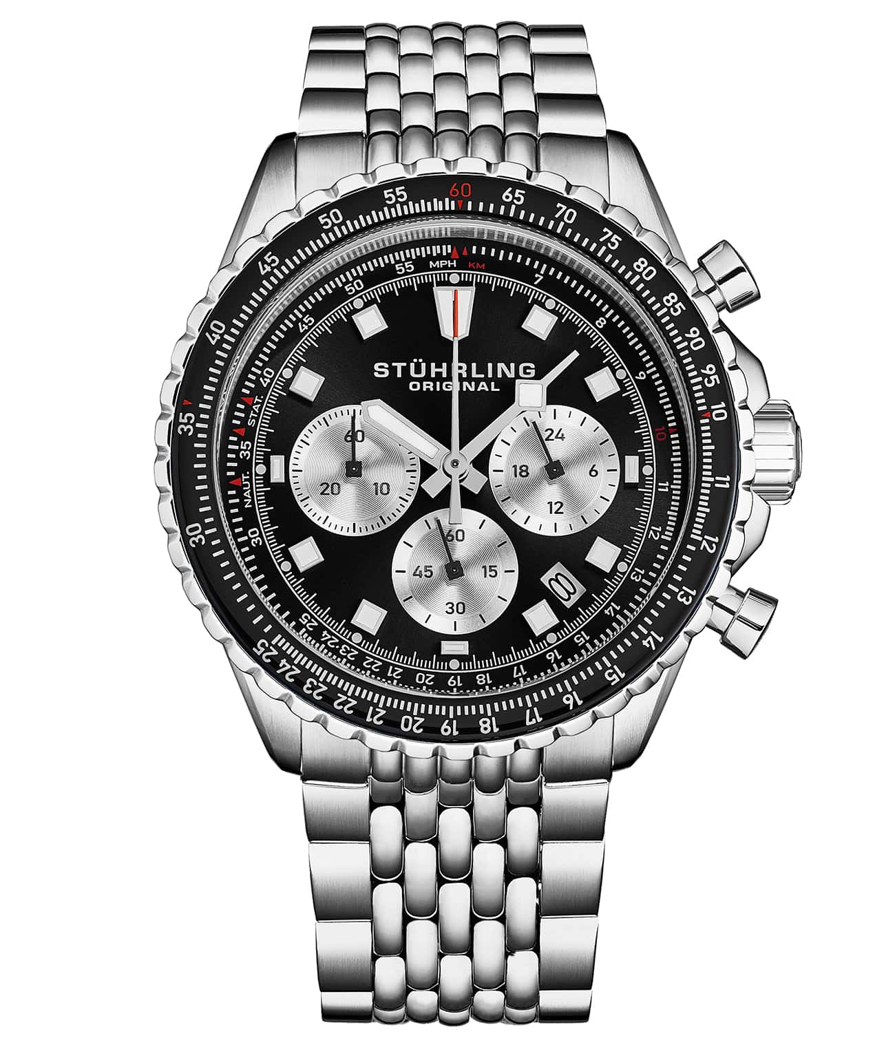Japanese Chronograph RaceWay 1010 44mm Quartz Watch for Men - Stylish Sports & Casual Timepiece for Racing Enthusiasts & Everyday Wear