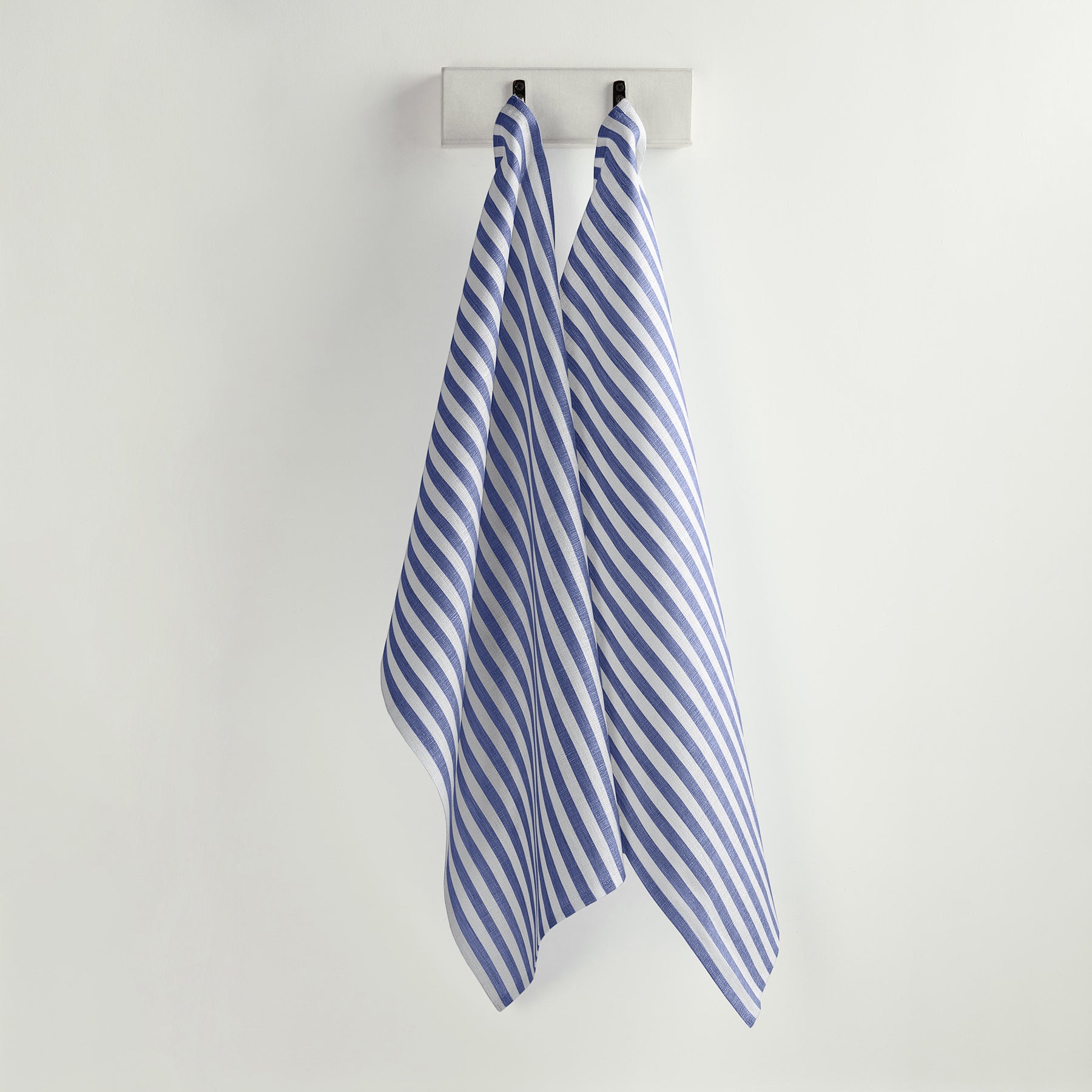 Amalfi Stripe Cotton Kitchen Towels Set of 2 - Absorbent Dish Towels for Drying Dishes, Cleaning & Decor - Perfect for Italian Kitchen, Farmhouse & Coastal Home Decor