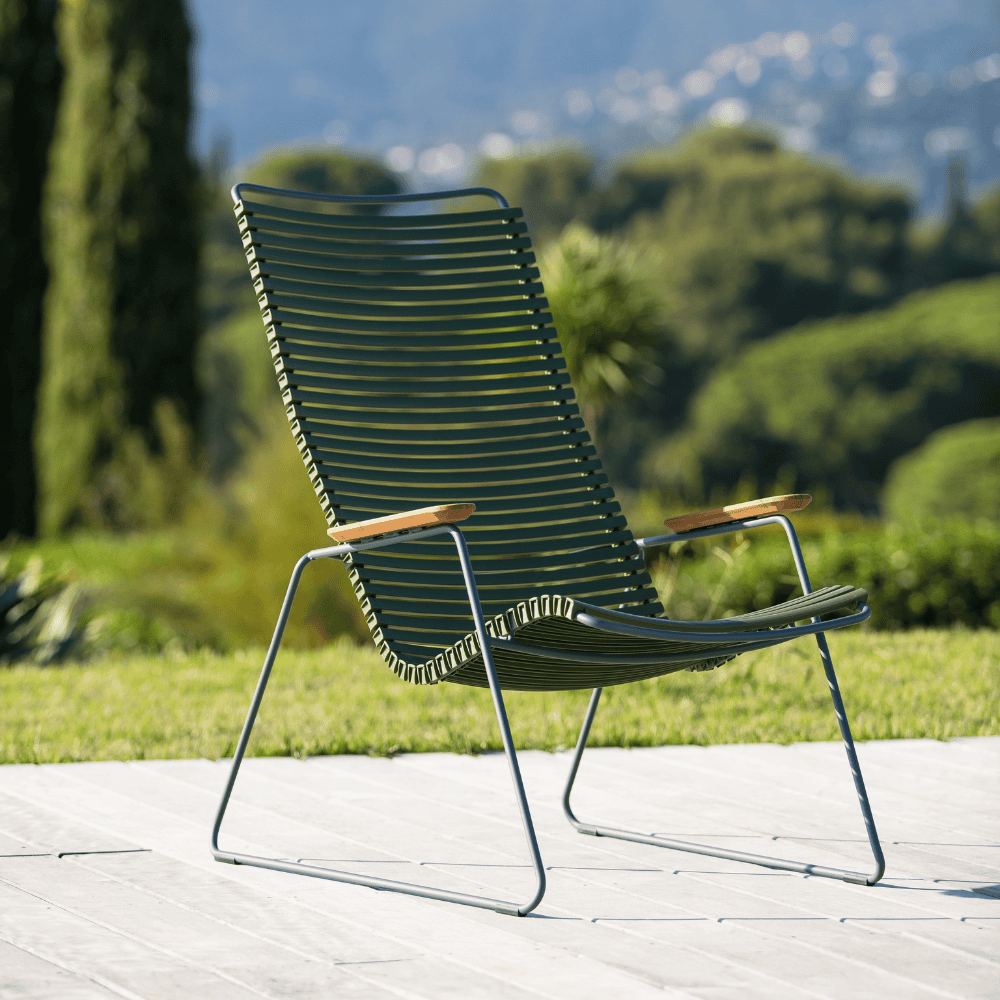 CLICK Outdoor Lounge Chair - Patio Furniture for Backyard, Poolside & Garden Relaxation - Comfortable & Durable Weather-Resistant Sunbathing Chair for Adults