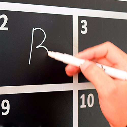 SHOUD Liquid Chalk Marker Pen - Erasable Fine Tip Dry Erase Markers for Chalkboard, Whiteboard, Glass & Mirrors - Perfect for Restaurants, Classrooms, Offices & Home Decor