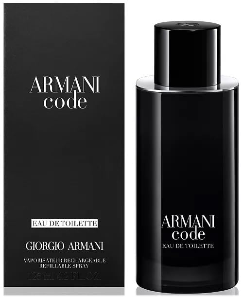 Giorgio Armani Code Cologne for Men - Eau de Toilette Spray 4.2 oz | Premium Fragrance for Date Night & Special Occasions