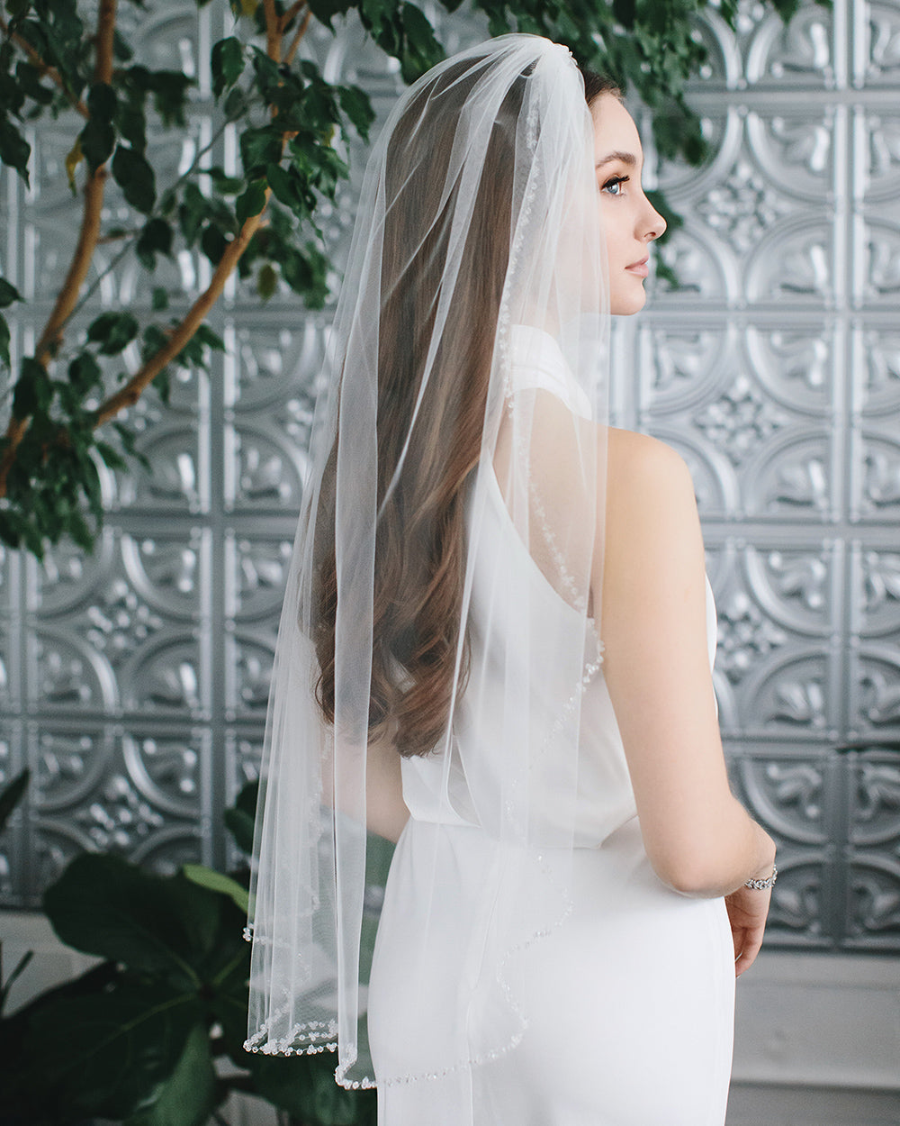 Stephanie Crystal Veil - Elegant Wedding Accessory for Brides, Bridesmaids & Prom | Perfect for Weddings, Formal Events & Special Occasions