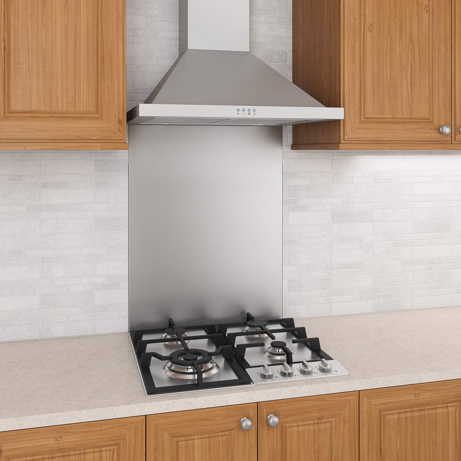 Ancona AN-21249 24 Inch Stainless Steel Gas Cooktop - Perfect for Modern Kitchens, Home Cooking & Professional Chefs