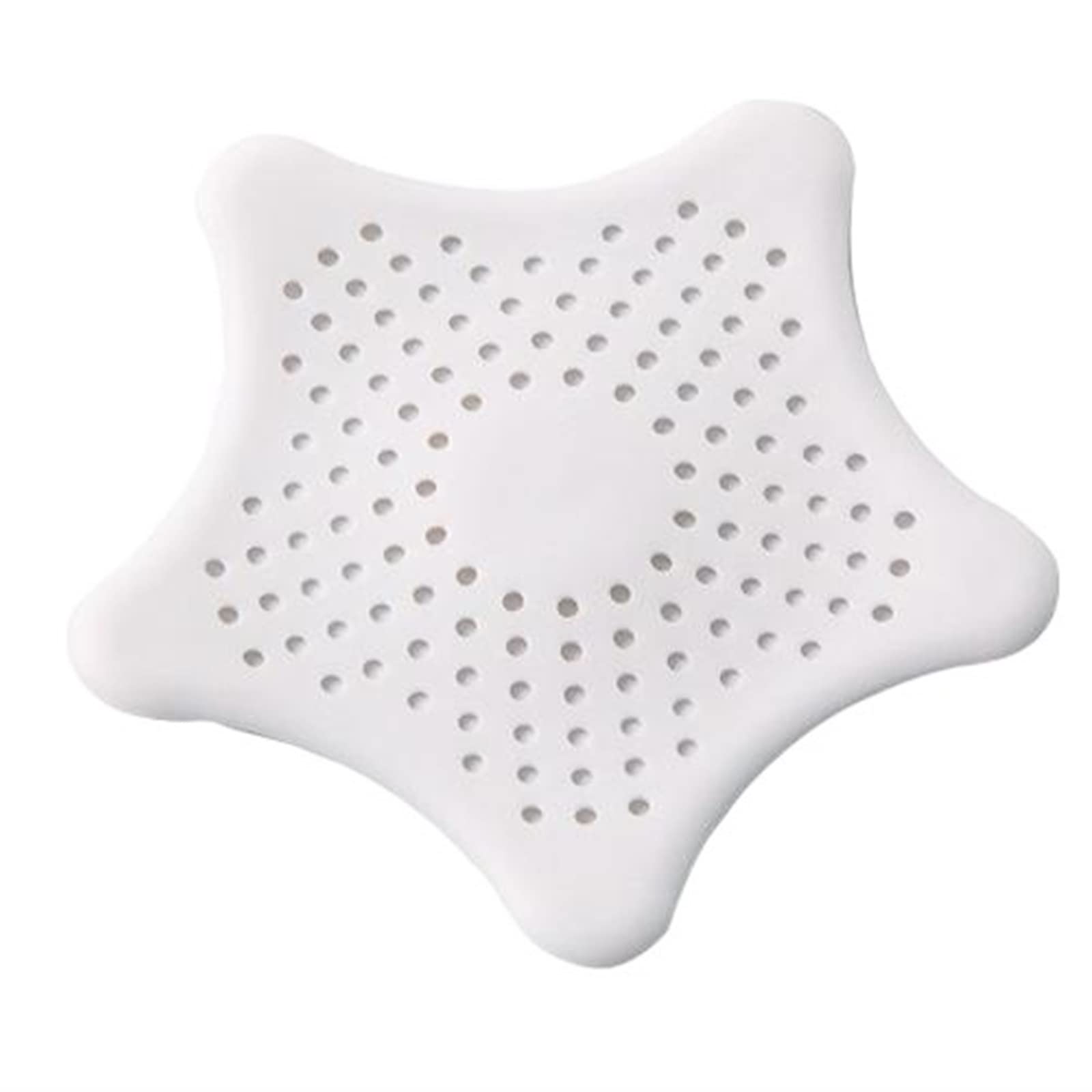 DIGUCFH Silicone Star Shape Sink Strainer - Hair Catcher for Kitchen & Shower Drain, Anti-Clogging Bathroom Filter (Color: 03) - Perfect for Bathroom, Kitchen, Laundry Room & RV Drain Protection