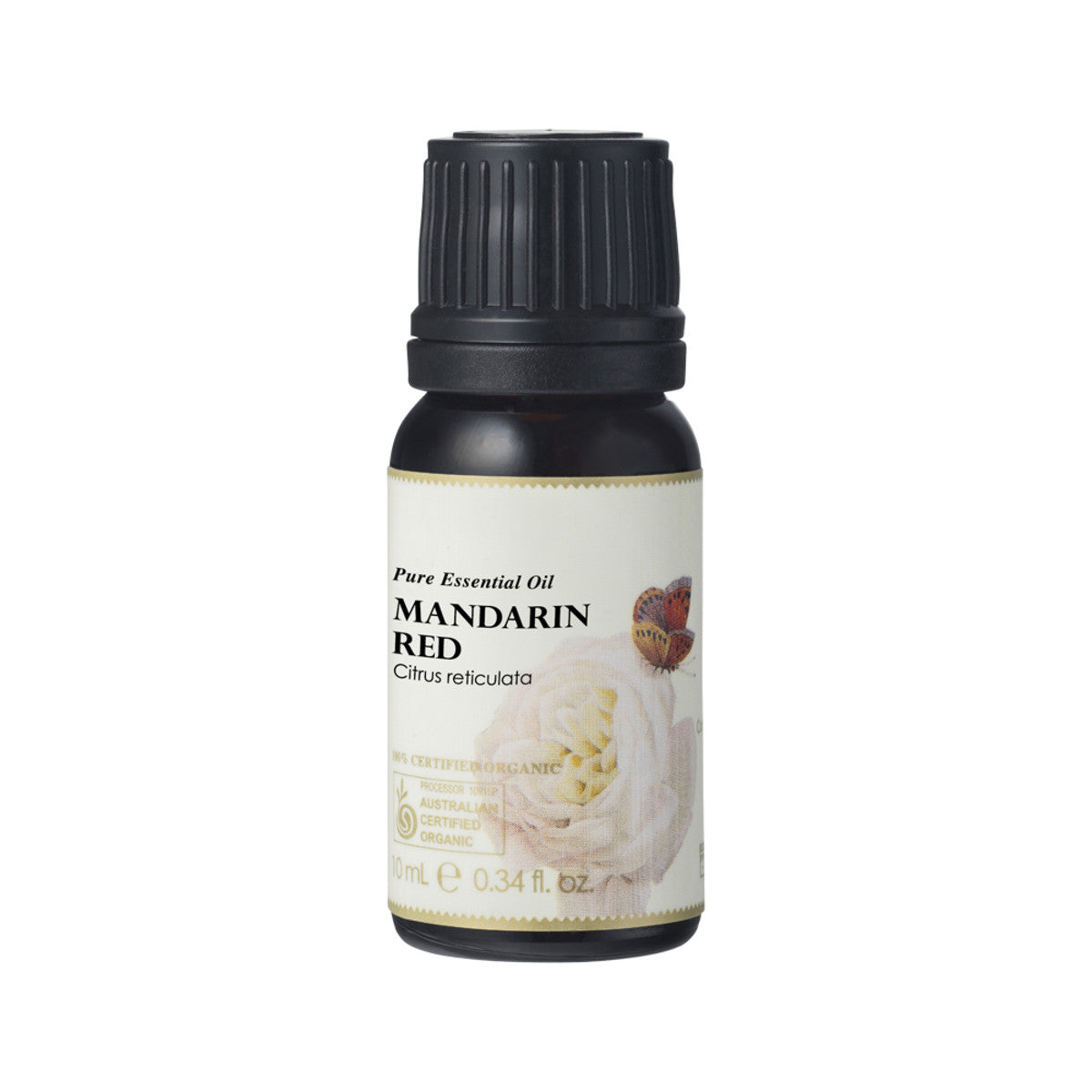 100% Certified Organic Mandarin Red Essential Oil by Ausganica - 10ml for Aromatherapy, Skincare & Relaxation