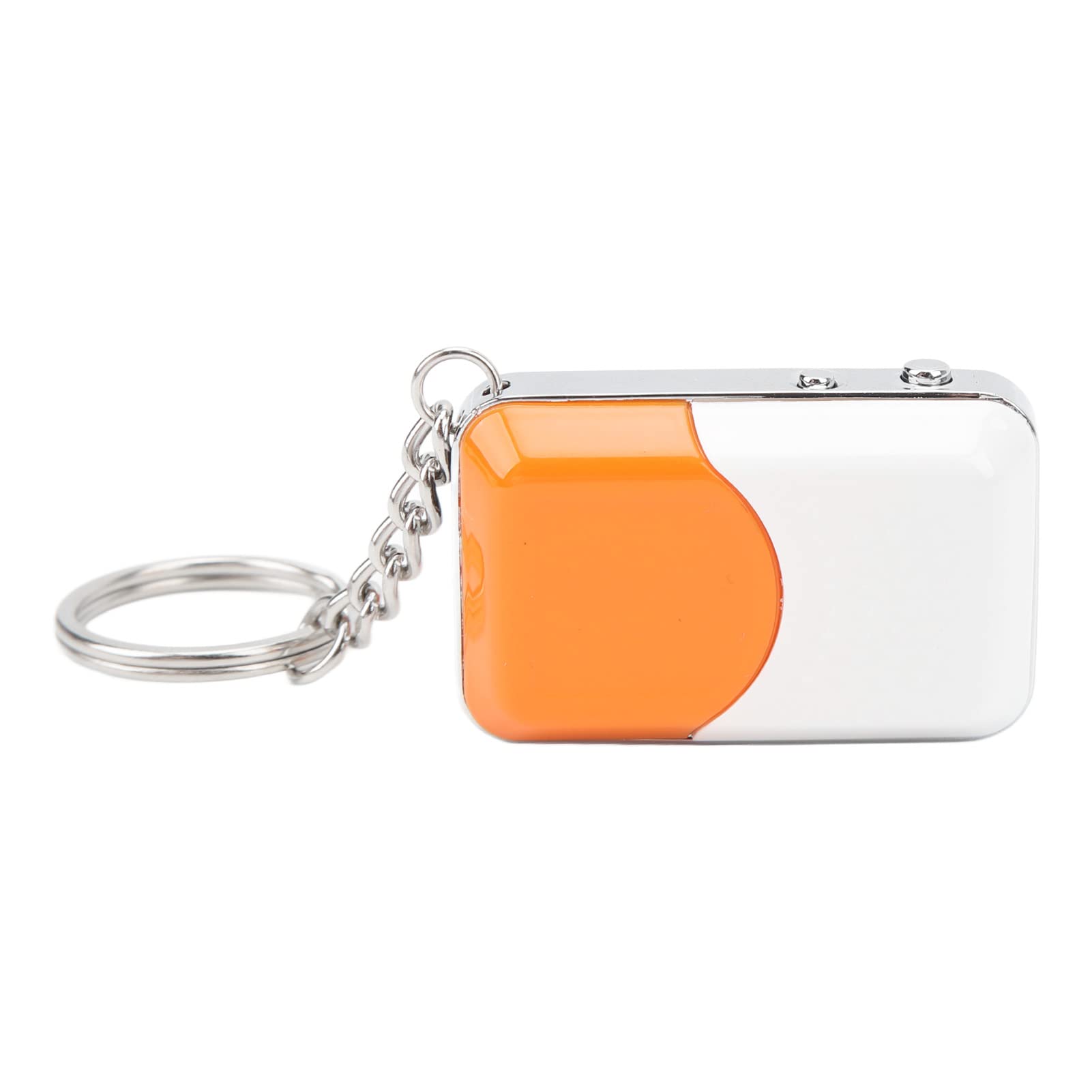 NOENNULL Ultra Mini Digital Camera - 1080P HD Portable Keychain Camera for Kids, Travel & Vlogging - Compact DV Camcorder with Lanyard (Orange) - Perfect for Parties, Outdoor Adventures & Everyday Use