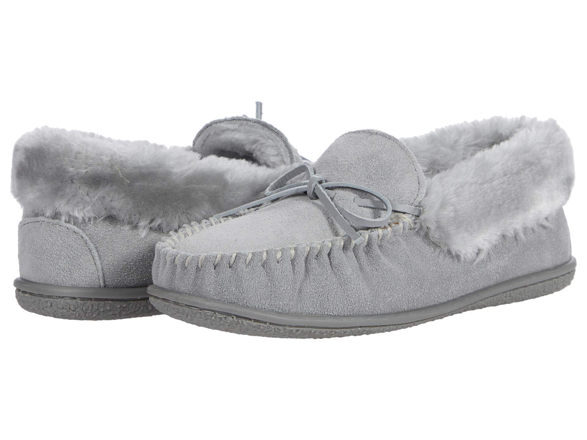 Minnetonka Camp Collar Moc - Genuine Leather Casual Shoes for Men & Women | Comfortable & Stylish Slip-On Moccasins for Outdoor Camping, Travel & Everyday Wear
