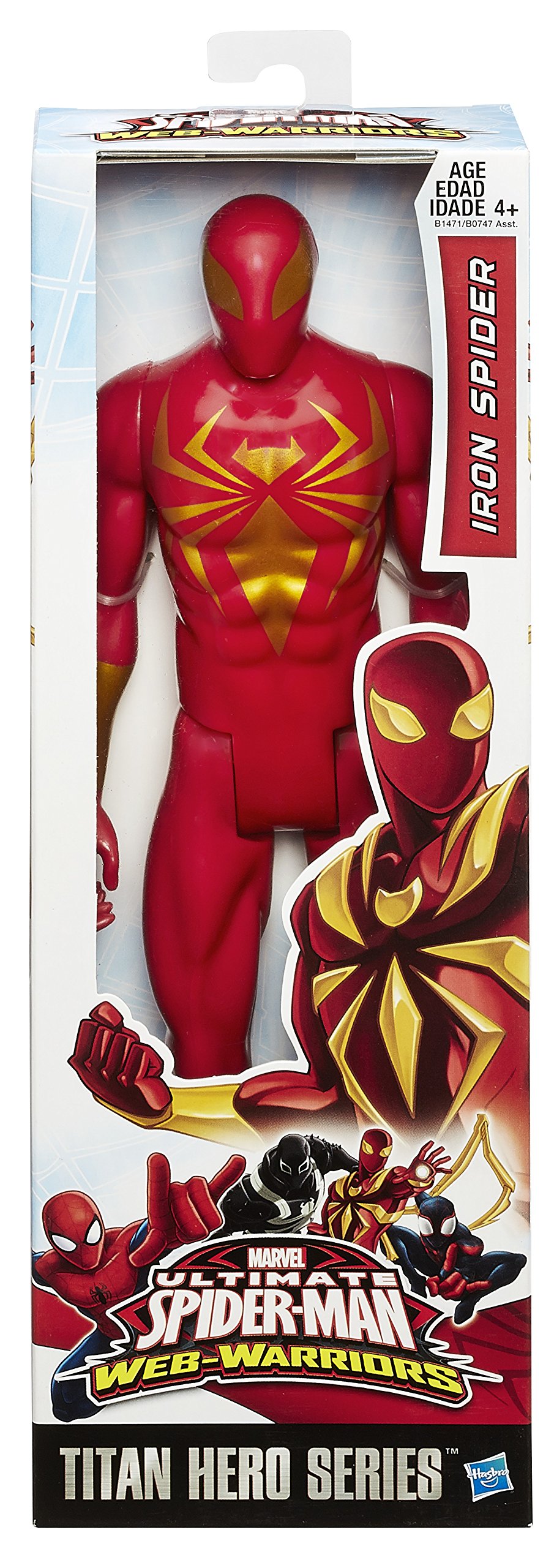Marvel Spider-Man Titan Hero Series Iron Spider Action Figure - 12-Inch Collectible Toy for Kids & Fans - Perfect for Play, Display & Gifts