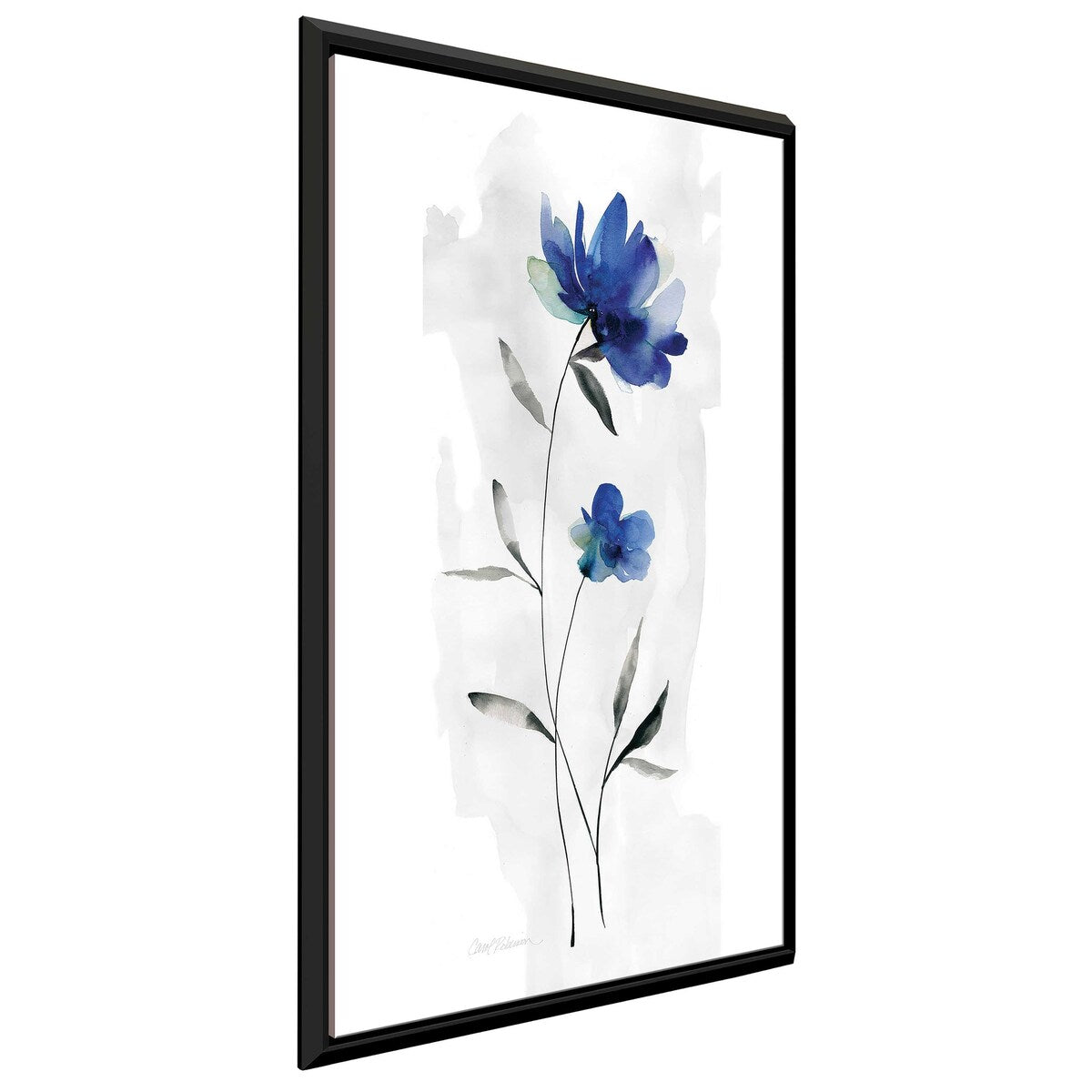 Blue I by Carol Robinson - Stunning Floating Canvas Wall Art - Perfect for Living Room, Bedroom & Office Decor