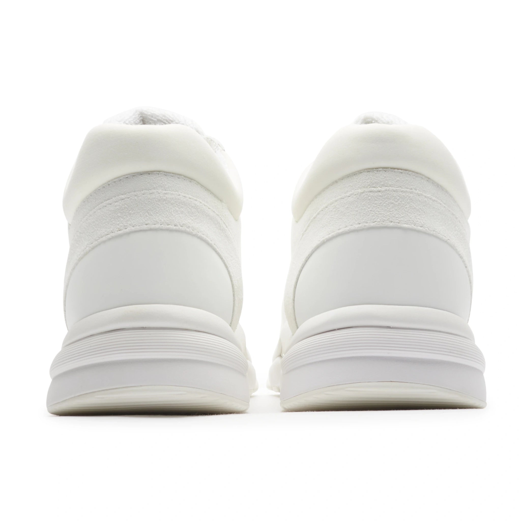 Chanel CC Logo Triple White Nylon Reflective Sneakers - Vintage Pre-Owned Luxury Shoes for Women | Perfect for Casual Outfits, Street Style & Fashion Events