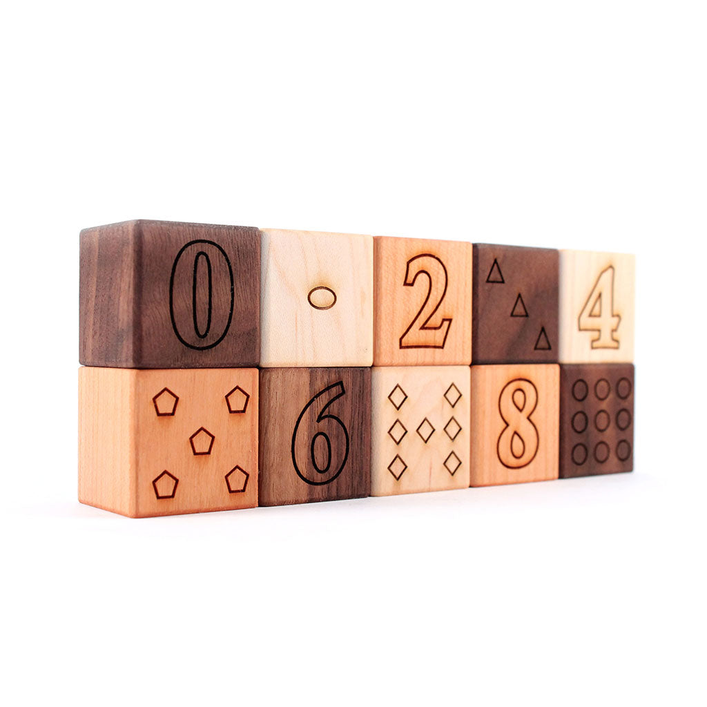 Number Blocks (10-Piece Set) - Educational Math Toys for Kids, Counting & STEM Learning - Perfect for Classroom, Homeschool & Playtime