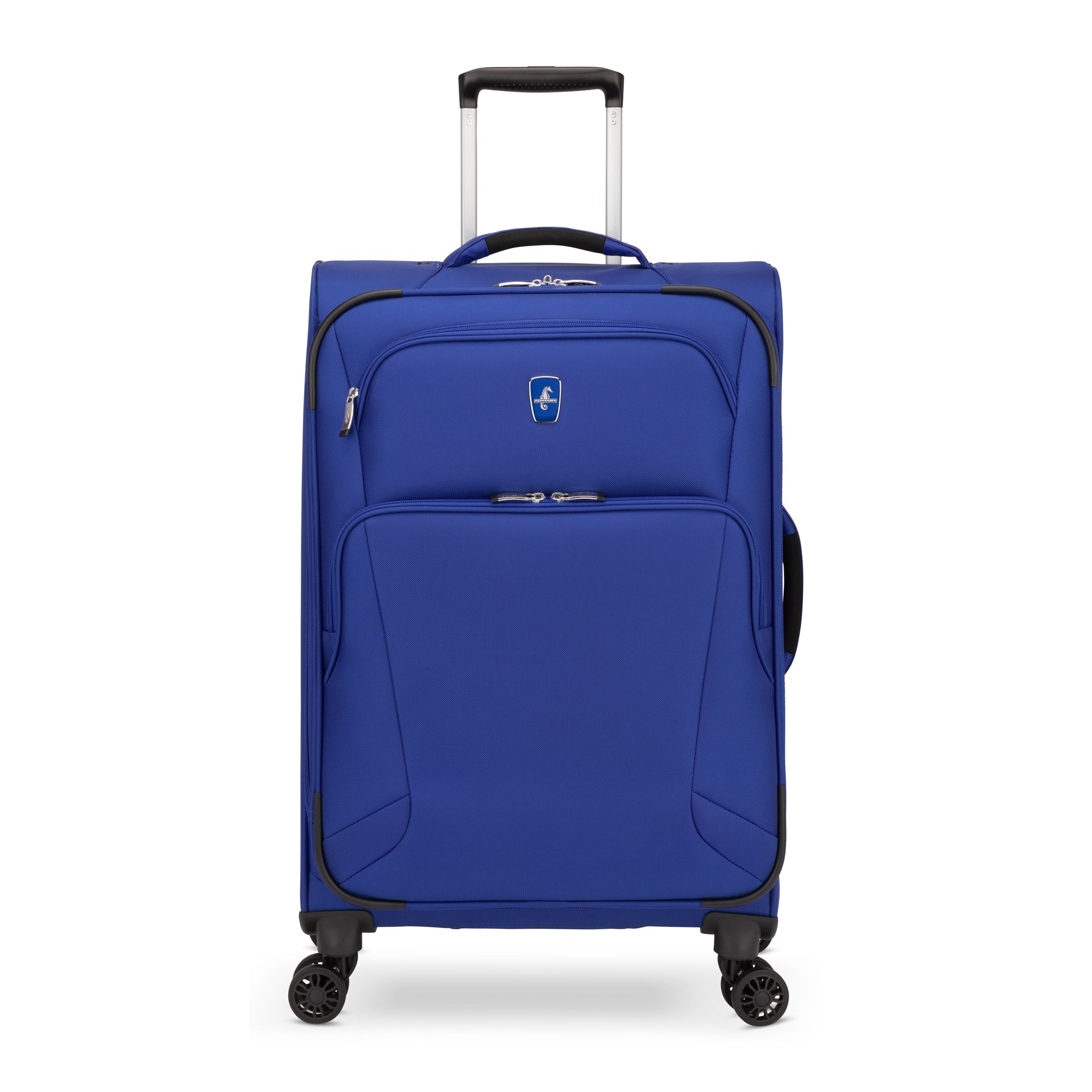 Atlantic Artisan III Spinner 3-Piece Luggage Set - Lightweight Expandable Suitcase with 360° Wheels for Travel, Business & Vacation (Black) - Perfect for Airplane Carry-On & Checked Bags