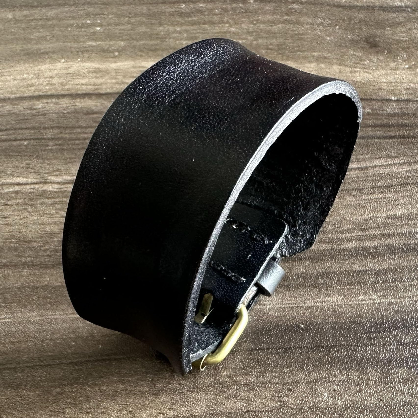 Punk Rock Adjustable Belt Buckle Bracelet - Faux Leather Arm Band Cuff Bracelet for Men & Women - Gothic Fashion Accessory for Concerts, Parties & Everyday Wear