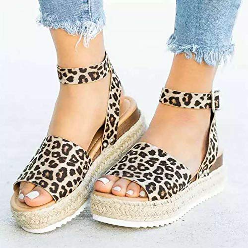 Women's Platform Sandals with Thick Hemp Sole - Summer Roman Beach Shoes for Women & Girls | Comfortable for Walking, Travel, and Outdoor Activities