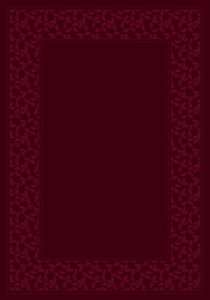 Milliken Design Center Area Rug 5'x8' - 10806 Cranberry Red Modern Floral Pattern - Soft & Durable for Living Room, Bedroom, or Office Decor