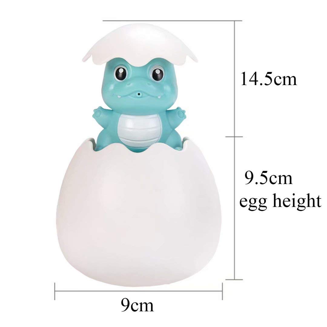Dinosaur Baby Bath Toys - Fun Hatching Egg Bathtub & Pool Toys for Toddlers - Easter Gifts for Kids - Perfect for Bath Time, Pool Parties & Easter Egg Hunts