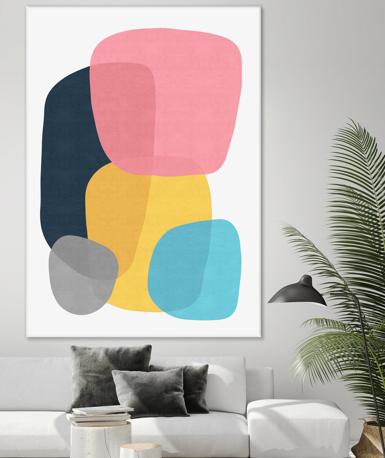 Abstract Vii 2 - Modern Abstract Wall Art Canvas Painting for Home & Office Decor | Perfect for Living Room, Bedroom, or Workspace