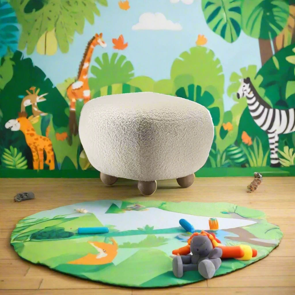 Cozy Bear-Shaped Sofa Chair for Kids - Soft Plush Nursery Armchair for Toddler's Room, Playroom & Bedroom - Perfect for Reading, Relaxing & Playtime