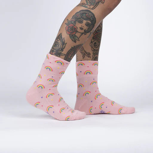 Magic AF Turn Cuff Crew Socks by Sock It To Me - Fun Novelty Socks for Women & Men - Perfect for Cosplay, Gifts, and Everyday Wear