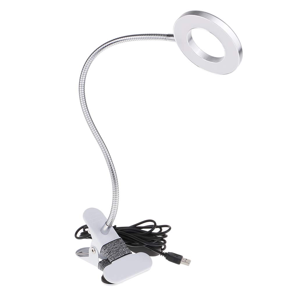 Professional USB LED Clip Desk Lamp for Microblading, Permanent Makeup & Eyebrow Tattoo - Portable Beauty Light for Salon, Skincare & Manicure - Perfect for Eyebrow Shaping, Lip Tattooing & Home Office Lighting