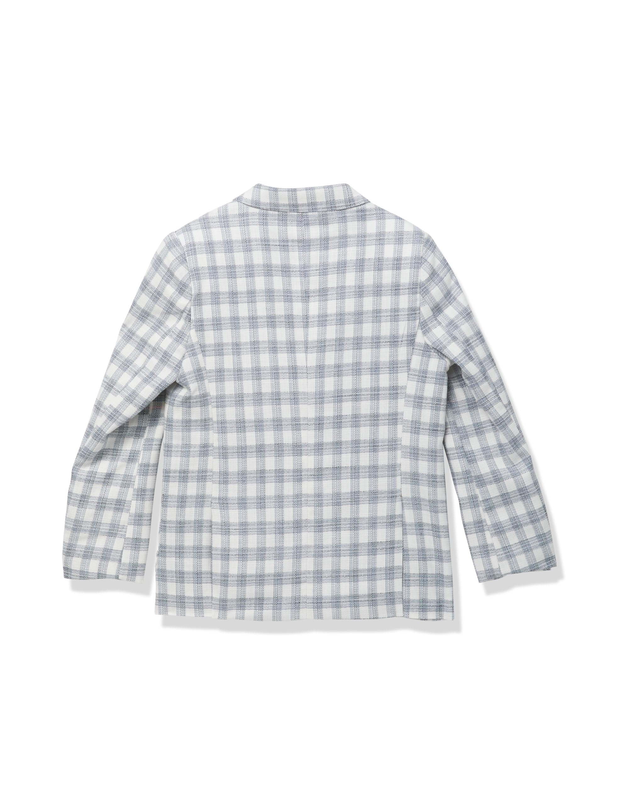 Isaac Mizrahi Boys' 2-Piece Contrast Check Suit Set - Formal Blazer & Pants for Weddings, School Photos & Special Occasions