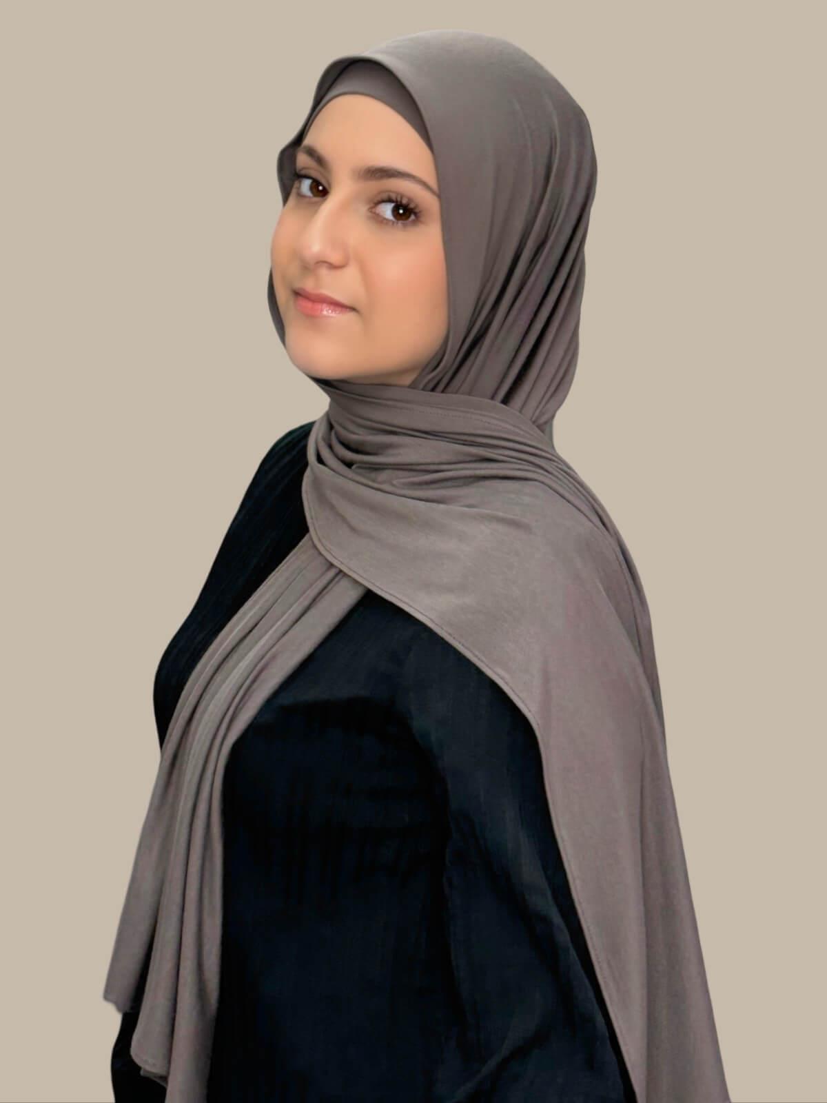 Modish Girl Premium Jersey Hijab Hazel - Soft & Comfortable Muslim Headscarf for Women - Perfect for Daily Wear, Prayer & Special Occasions