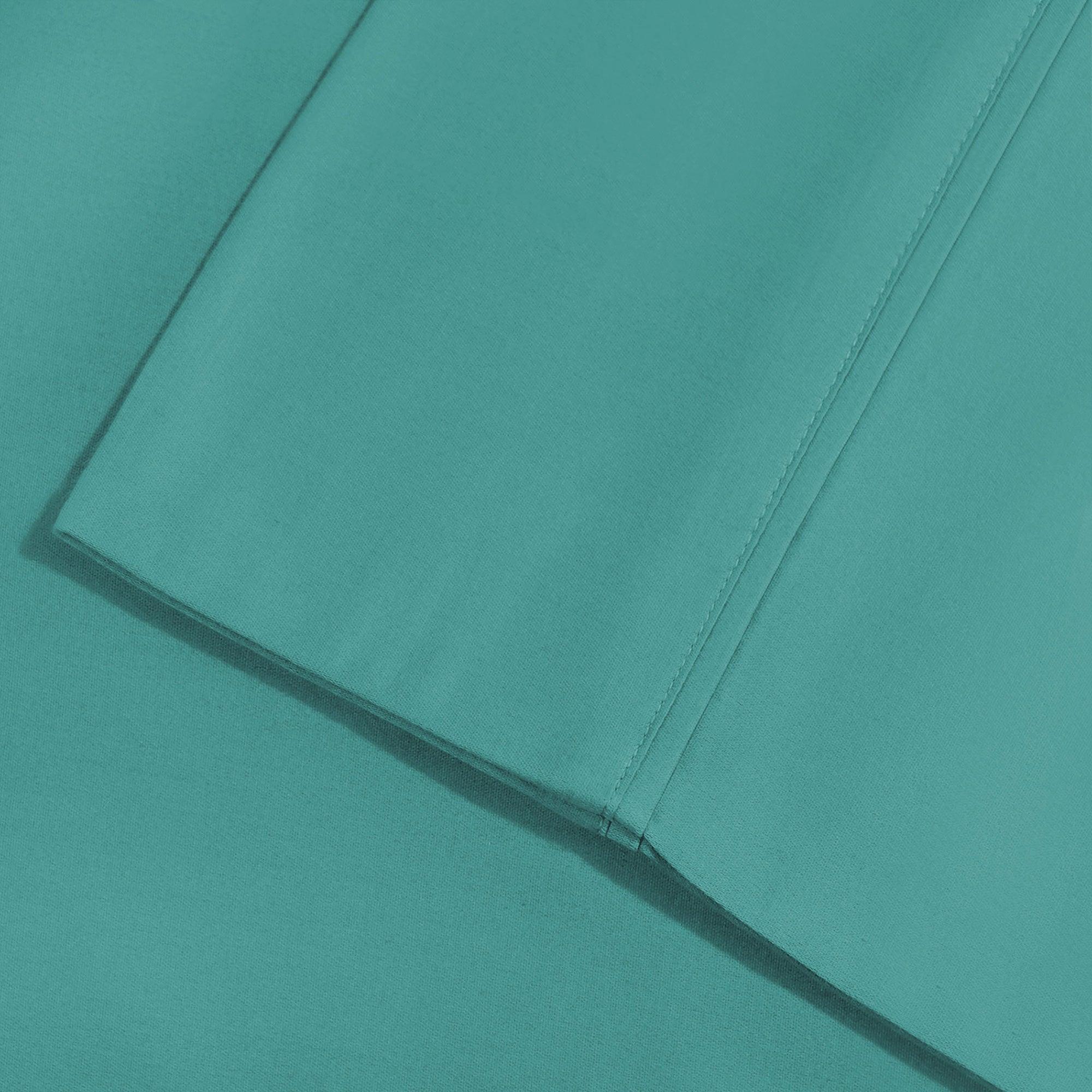 600 Thread Count Cotton Blend Solid Deep Pocket Sheet Set - Ultra Soft & Breathable Bed Sheets for Queen & King Size Beds - Perfect for Luxury Bedroom & Hotel Use