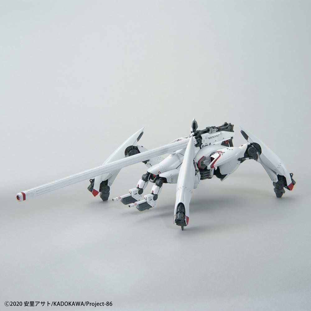 Bandai HG 1/48 Scale Eighty Six 86 Reginleif Kurena/Anju Model Kit with Long Barrel & Missile - Anime Mecha Action Figure for Collectors & Display