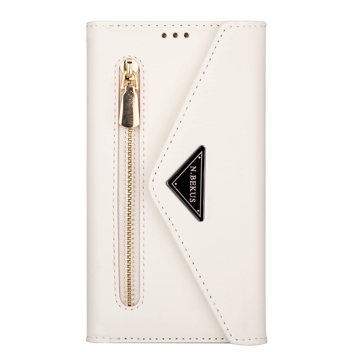 Premium Magnetic Flip Wallet Case for iPhone 13 Pro Max - Slim Protective Cover with Card Slots & Secure Closure | Perfect for Everyday Use, Business Travel & Hands-Free Convenience